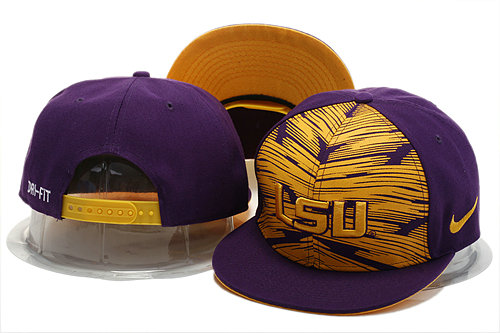 NCAA Purple Snapback Hat YS 0721